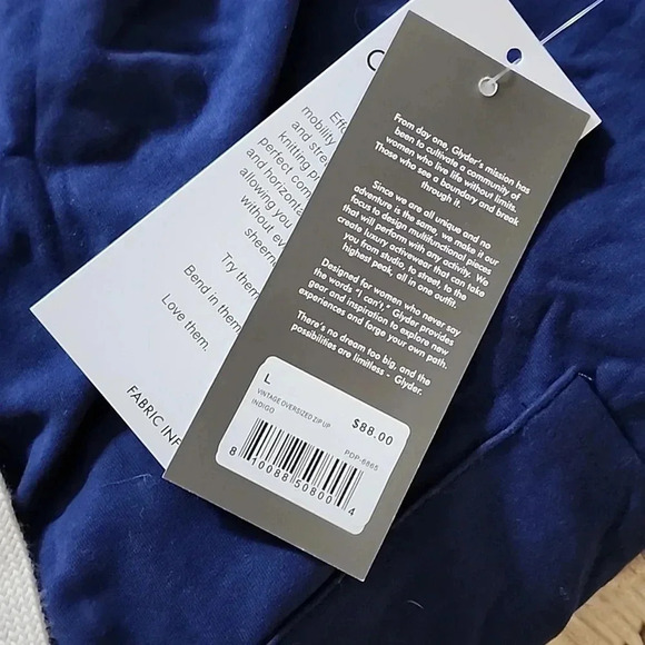 Glyder Hooded Zip Sweatshirt NWT - Picture 2 of 4